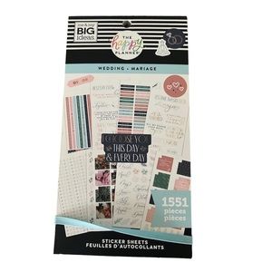 The Happy Planner Wedding and Marriage Stickers